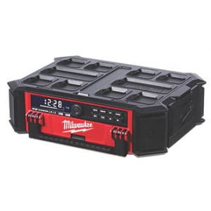 MILWAUKEE PRCDAB+ PACKOUT SITE RADIO DAB / AM / FM 230V OR 18V (Unit Only)