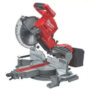 MILWAUKEE M18FMS254-0 254MM 18V LI-ION REDLITHIUM HIGH OUTPUT BRUSHLESS CORDLESS DOUBLE-BEVEL SLIDING MITRE SAW - UNIT ONLY