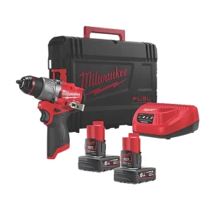 MILWAUKEE M12FDD2-602X 12V 2 X 6.0AH LI-ION BRUSHLESS CORDLESS DRILL DRIVER