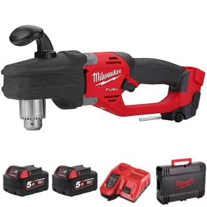 MILWAUKEE M18CRAD2-502X M18 FUEL HOLE HAWG RIGHT ANGLE DRILL DRIVER