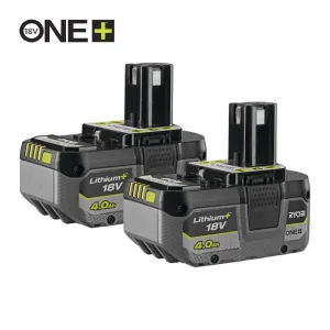 RYOBI 18V ONE+™ Lithium+ 4.0Ah Battery Twin Pack RB1840X2