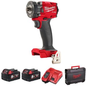 Milwaukee M18FIW2F38-502X M18 FUEL 3/8" Impact Wrench with Friction Ring