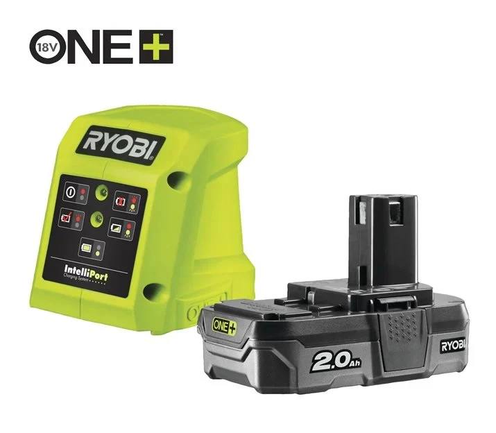 Ryobi 18V ONE+ Lithium+ 2.0Ah Battery & 1.5A Charger Kit RC18115-120