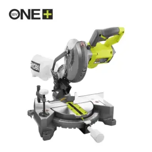 RYOBI 18V ONE+ Cordless 190mm Sliding Mitre Saw (Bare Tool) EMS190DCL