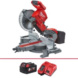 Milwaukee M18FMS254-501 M18 FUEL 254mm Double Bevel Slide Mitre Saw code M18FMS254-501