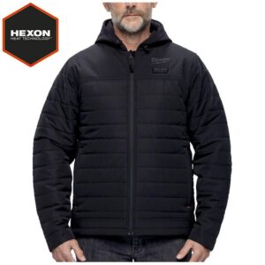Milwaukee M12HPJBL3-0 (XL) M12 XL Black Hexon Heated Puffer Jacket