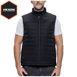Milwaukee M12HPVBL3-0 (XXL) M12 2XL Black Hexon Heated Puffer Vest