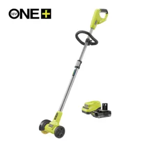 RYOBI 18V ONE+ Cordless Patio Cleaner with Wire Brush (1 x 4.0Ah)