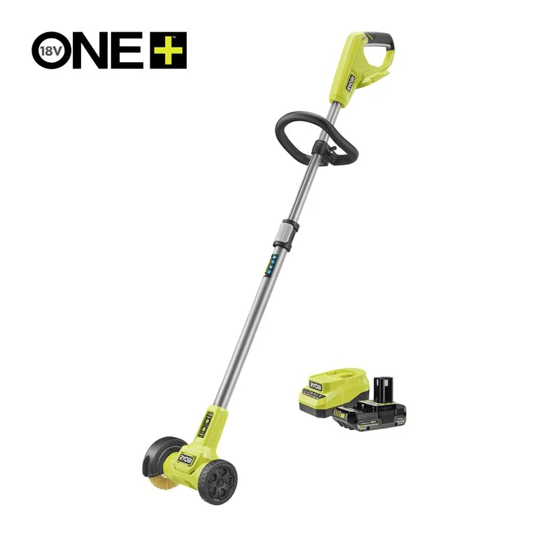 RYOBI 18V ONE+™ Cordless Patio Cleaner with Wire Brush (1 x 2.0Ah)