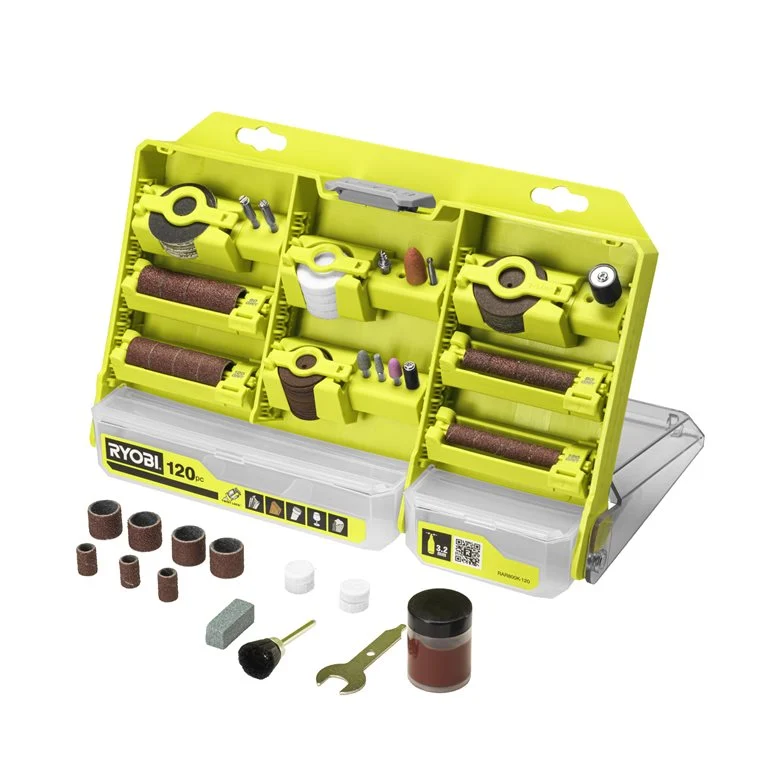 Ryobi 120PC Standard All-Purpose Rotary Accy Kit