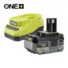 RYOBI 18V ONE+ Lithium+ 1 x 4.0Ah Battery & 2.0A Charger Kit RC18120A-140X