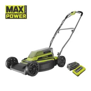 36V MAX POWER Cordless Mulch 46cm Lawnmower Starter Kit (1 x 4.0Ah)
