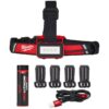 Milwaukee L4 HLRP Rechargeable LED USB Hard Hat Headlamp Red/Black 600lm