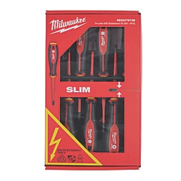 Milwaukee Tri-Lobe Mixed VDE Screwdriver Set 7 Pieces